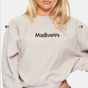 madhappy crewneck in color cement